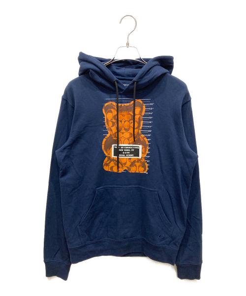 COACH（コーチ）COACH (コーチ) VANDAL GUMMY プルオーバーパーカー ネイビー サイズ:SIZE Sの古着・服飾アイテム