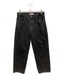 YARDSALE（ヤードセール）の古着「デニムパンツ」｜ブラック