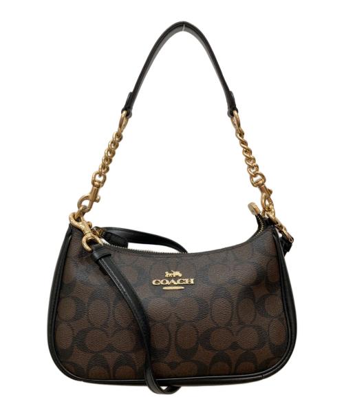 COACH（コーチ）COACH (コーチ) テリ ショルダー バッグ ベージュの古着・服飾アイテム