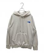 THE NORTH FACEザ ノース フェイス）の古着「スクエアロゴフーディー」｜グレー