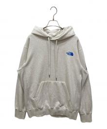 THE NORTH FACE（ザ ノース フェイス）の古着「スクエアロゴフーディー」｜グレー