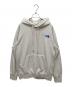 THE NORTH FACE（ザ ノース フェイス）の古着「スクエアロゴフーディー」｜グレー