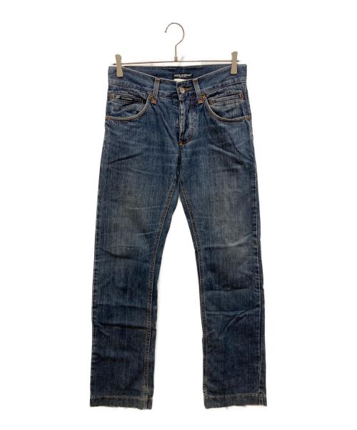 DOLCE & GABBANA（ドルチェ＆ガッバーナ）DOLCE & GABBANA (ドルチェ＆ガッバーナ) デニムパンツ インディゴ サイズ:SIZE 44の古着・服飾アイテム