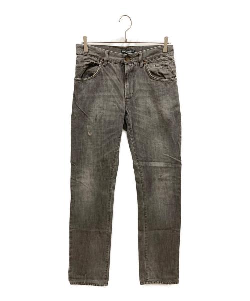 DOLCE & GABBANA（ドルチェ＆ガッバーナ）DOLCE & GABBANA (ドルチェ＆ガッバーナ) 16CLASSIC デニムパンツ グレー サイズ:SIZE 44の古着・服飾アイテム