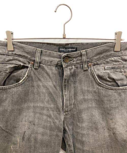 DOLCE & GABBANA（ドルチェ＆ガッバーナ）DOLCE & GABBANA (ドルチェ＆ガッバーナ) 16CLASSIC デニムパンツ グレー サイズ:SIZE 44の古着・服飾アイテム