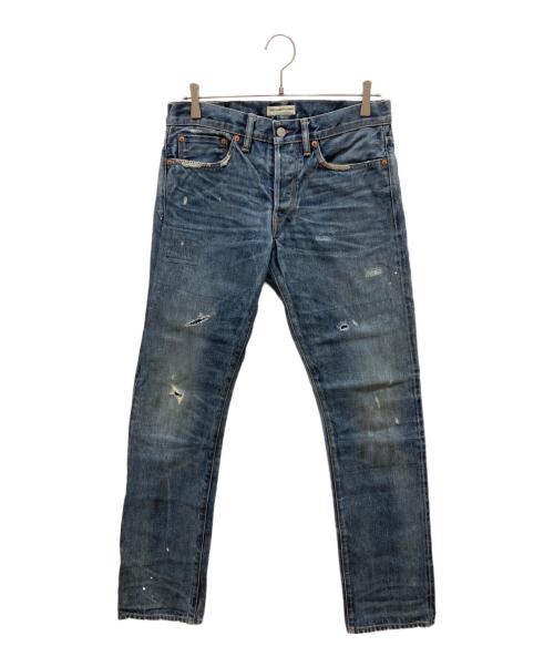 Ron Herman（ロンハーマン）Ron Herman (ロンハーマン) USED加工ストレートパンツ インディゴ サイズ:SIZE 73.5cm (W29)の古着・服飾アイテム