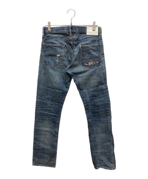 Ron Herman（ロンハーマン）Ron Herman (ロンハーマン) USED加工ストレートパンツ インディゴ サイズ:SIZE 73.5cm (W29)の古着・服飾アイテム