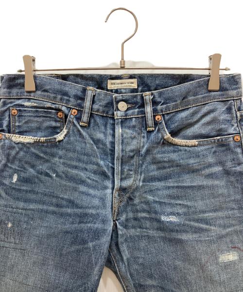 Ron Herman（ロンハーマン）Ron Herman (ロンハーマン) USED加工ストレートパンツ インディゴ サイズ:SIZE 73.5cm (W29)の古着・服飾アイテム