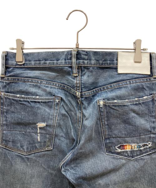Ron Herman（ロンハーマン）Ron Herman (ロンハーマン) USED加工ストレートパンツ インディゴ サイズ:SIZE 73.5cm (W29)の古着・服飾アイテム