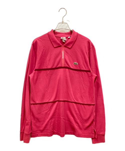 SUPREME（シュプリーム）Supreme (シュプリーム) LACOSTE LIVE (ラコステライブ) ポロシャツ ピンク サイズ:SIZE Sの古着・服飾アイテム