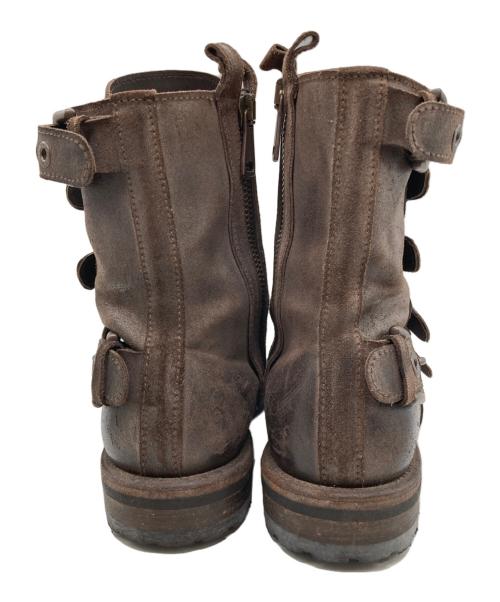 DOLCE & GABBANA（ドルチェ＆ガッバーナ）DOLCE & GABBANA (ドルチェ＆ガッバーナ) レザーブーツ ブラウン サイズ:SIZE 7 1/2の古着・服飾アイテム