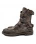 DOLCE & GABBANA (ドルチェ＆ガッバーナ) レザーブーツ ブラウン サイズ:SIZE 7 1/2：18000円