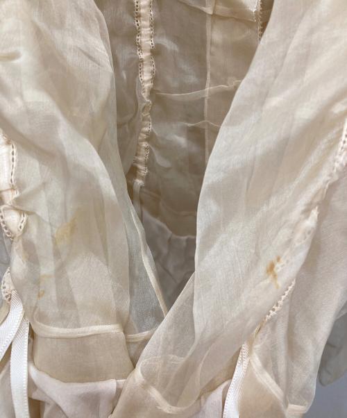 LOUIS VUITTON（ルイ ヴィトン）LOUIS VUITTON (ルイ ヴィトン) シアーシャツセットワンピース ベージュ サイズ:SIZE 36の古着・服飾アイテム