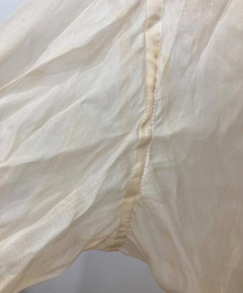 LOUIS VUITTON（ルイ ヴィトン）LOUIS VUITTON (ルイ ヴィトン) シアーシャツセットワンピース ベージュ サイズ:SIZE 36の古着・服飾アイテム