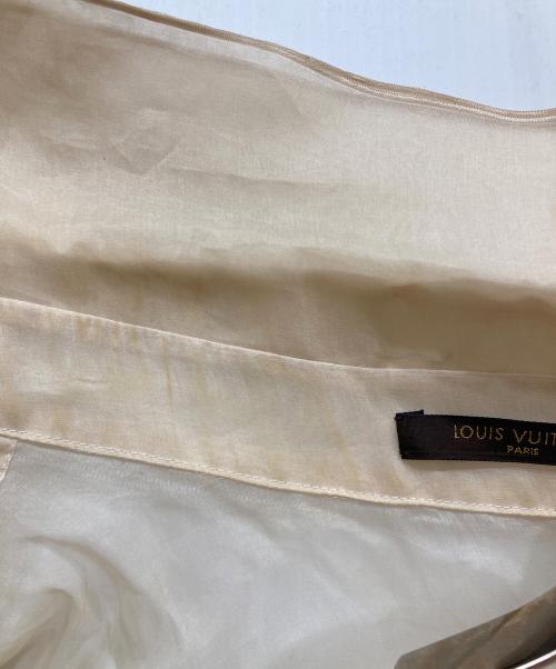 LOUIS VUITTON（ルイ ヴィトン）LOUIS VUITTON (ルイ ヴィトン) シアーシャツセットワンピース ベージュ サイズ:SIZE 36の古着・服飾アイテム