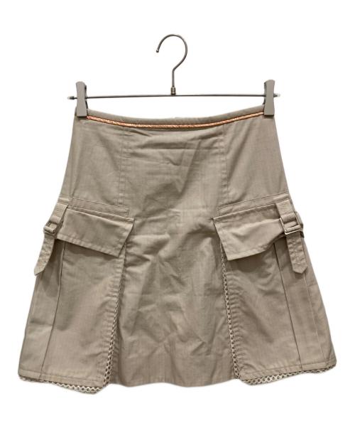 LOUIS VUITTON（ルイ ヴィトン）LOUIS VUITTON (ルイ ヴィトン) カーゴスカート ベージュ サイズ:SIZE 36の古着・服飾アイテム
