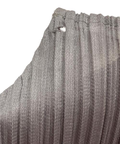 PLEATS PLEASE（プリーツプリーズ）PLEATS PLEASE (プリーツプリーズ) ノースリーブカットソー グレー サイズ:SIZE 4の古着・服飾アイテム