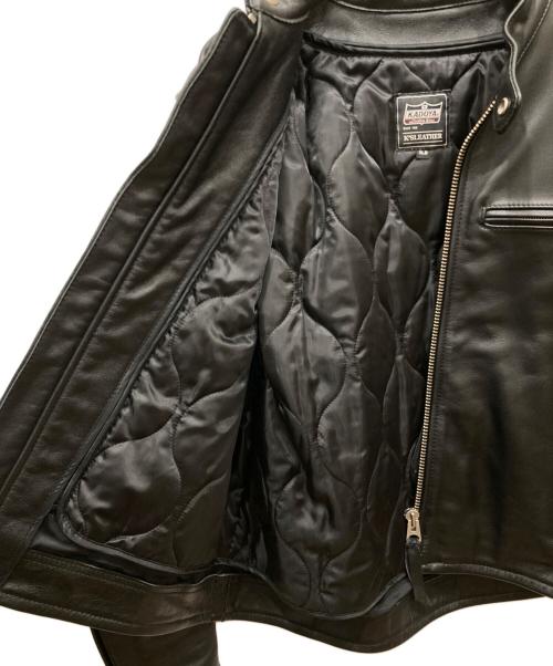 KADOYA（カドヤ）KADOYA (カドヤ) シングルライダースジャケット ブラック サイズ:SIZE 3LBの古着・服飾アイテム