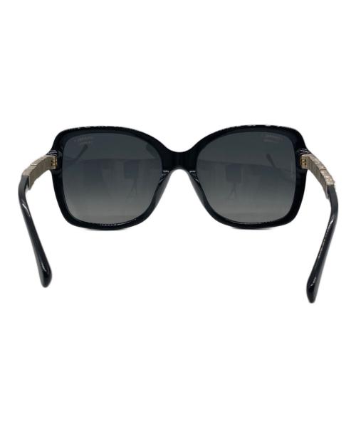 CHANEL（シャネル）CHANEL (シャネル) バタフライサングラス ブラック サイズ:SIZE 57□18-140の古着・服飾アイテム