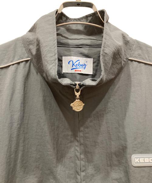 KEBOZ（ケボズ）KEBOZ (ケボズ) ナイロンジャケット グレー サイズ:SIZE Mの古着・服飾アイテム