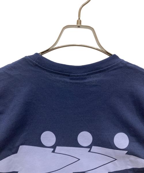 stussy（ステューシー）stussy (ステューシー) サーフマン プリントTシャツ ネイビー サイズ:SIZE Lの古着・服飾アイテム
