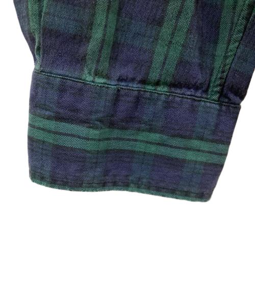 RALPH LAUREN（ラルフローレン）RALPH LAUREN (ラルフローレン) チェックBDシャツ グリーン サイズ:Ⅼの古着・服飾アイテム