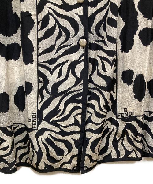 FENDI（フェンディ）FENDI (フェンディ) シルクワンピース ブラック サイズ:SIZE 44の古着・服飾アイテム