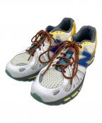 NEW BALANCE×Action Bronsonニューバランス×アクション ブロンソン）の古着「ローカットスニーカー」｜ホワイト×イエロー