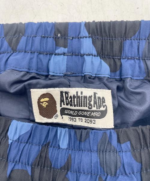 A BATHING APE（アベイシングエイプ）A BATHING APE (アベイシングエイプ) COLOR CAMO BAPESTA TRACK PANTS ネイビー サイズ:SIZE Sの古着・服飾アイテム