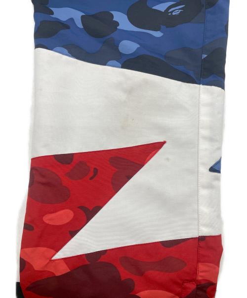 A BATHING APE（アベイシングエイプ）A BATHING APE (アベイシングエイプ) COLOR CAMO BAPESTA TRACK PANTS ネイビー サイズ:SIZE Sの古着・服飾アイテム