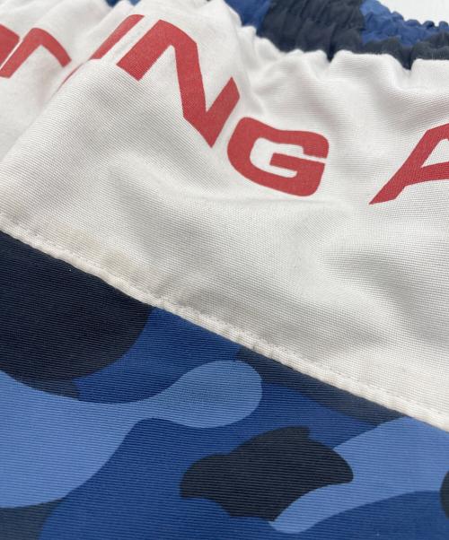 A BATHING APE（アベイシングエイプ）A BATHING APE (アベイシングエイプ) COLOR CAMO BAPESTA TRACK PANTS ネイビー サイズ:SIZE Sの古着・服飾アイテム