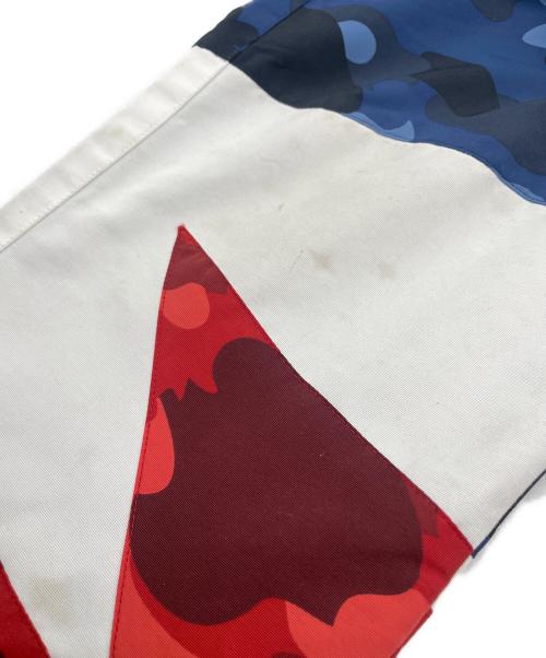 A BATHING APE（アベイシングエイプ）A BATHING APE (アベイシングエイプ) COLOR CAMO BAPESTA TRACK PANTS ネイビー サイズ:SIZE Sの古着・服飾アイテム