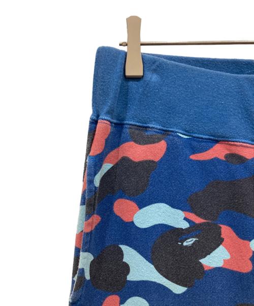 A BATHING APE（アベイシングエイプ）A BATHING APE (アベイシングエイプ) カモスウェットパンツ ブルー サイズ:SIZE Sの古着・服飾アイテム