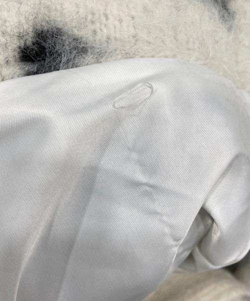 Gypsohila（ジプソフィア）Gypsohila (ジプソフィア) Dalmatian Knit Jacket ホワイト サイズ:SIZE Freeの古着・服飾アイテム
