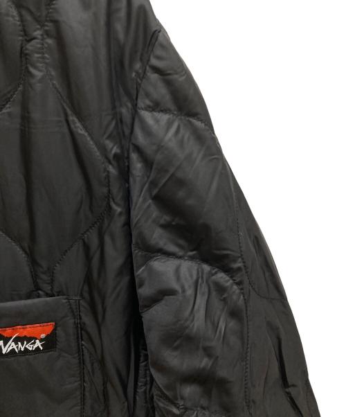 NANGA（ナンガ）NANGA (ナンガ) Orange (オレンジ) キルトダウンカーディガン ブラック サイズ:SIZE XLの古着・服飾アイテム
