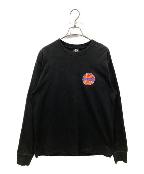 stussy（ステューシー）stussy (ステューシー) ロングスリーブカットソー ブラック サイズ:Mの古着・服飾アイテム