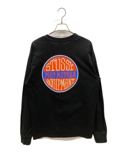 stussy（ステューシー）stussy (ステューシー) ロングスリーブカットソー ブラック サイズ:Mの古着・服飾アイテム