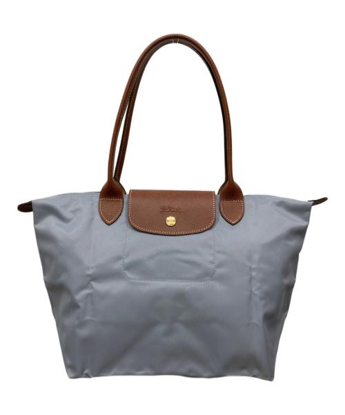LONGCHAMP（ロンシャン）LONGCHAMP (ロンシャン) プリアージュトートバッグ グレーの古着・服飾アイテム