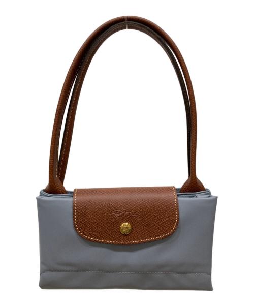 LONGCHAMP（ロンシャン）LONGCHAMP (ロンシャン) プリアージュトートバッグ グレーの古着・服飾アイテム