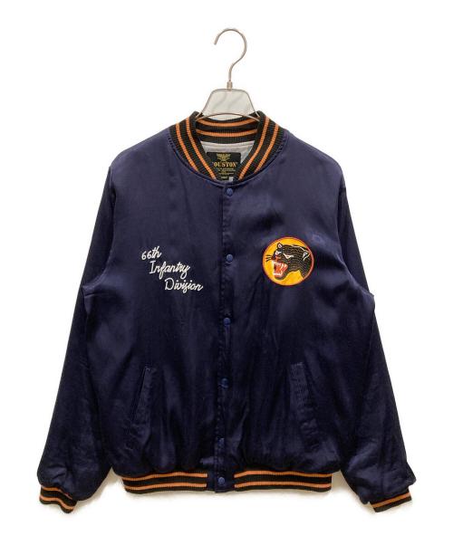 HOUSTON（ヒューストン）HOUSTON (ヒューストン) RAYON AWARD JACKET ネイビー サイズ:SIZE Mの古着・服飾アイテム