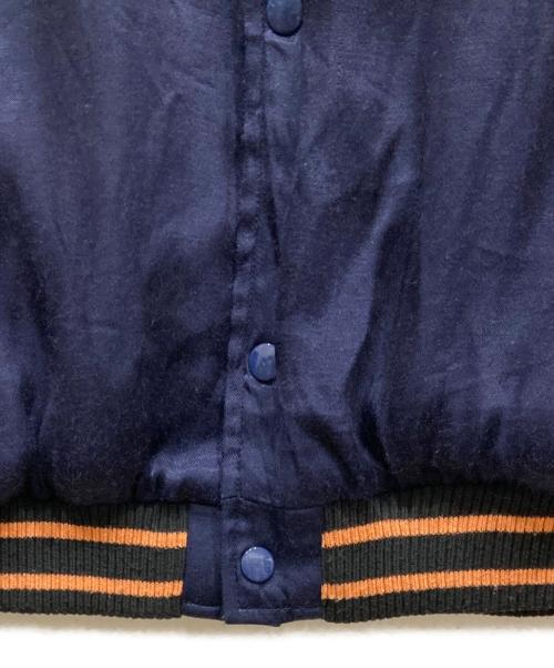 HOUSTON（ヒューストン）HOUSTON (ヒューストン) RAYON AWARD JACKET ネイビー サイズ:SIZE Mの古着・服飾アイテム