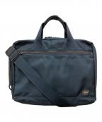 PORTERポーター）の古着「STAGE 3WAY BRIEFCASE　ステージ」｜ネイビー