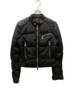 MONCLERモンクレール）の古着「KERKYRA ライダースダウンジャケット」｜ブラック