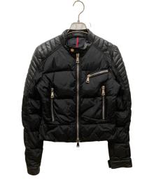 MONCLER（モンクレール）の古着「KERKYRA ライダースダウンジャケット」｜ブラック