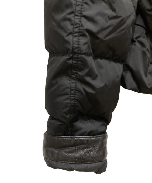 MONCLER（モンクレール）MONCLER (モンクレール) KERKYRA ライダースダウンジャケット ブラック サイズ:SIZE 1の古着・服飾アイテム