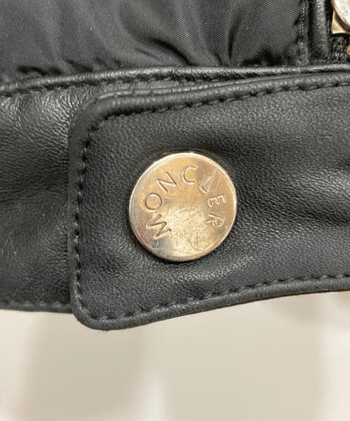 MONCLER（モンクレール）MONCLER (モンクレール) KERKYRA ライダースダウンジャケット ブラック サイズ:SIZE 1の古着・服飾アイテム