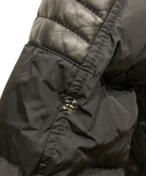 MONCLER（モンクレール）MONCLER (モンクレール) KERKYRA ライダースダウンジャケット ブラック サイズ:SIZE 1の古着・服飾アイテム