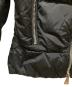 中古・古着 MONCLER (モンクレール) KERKYRA ライダースダウンジャケット ブラック サイズ:SIZE 1：35000円