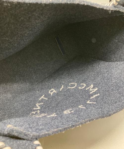 STELLA McCARTNEY（ステラマッカートニー）STELLA McCARTNEY (ステラマッカートニー) パンチングロゴフェルトバッグ ネイビーの古着・服飾アイテム