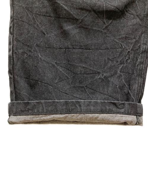 BLESS U（ブレスユー）BLESS U (ブレスユー) wrinkle crack baggy denim ブラック サイズ:SIZE Mの古着・服飾アイテム